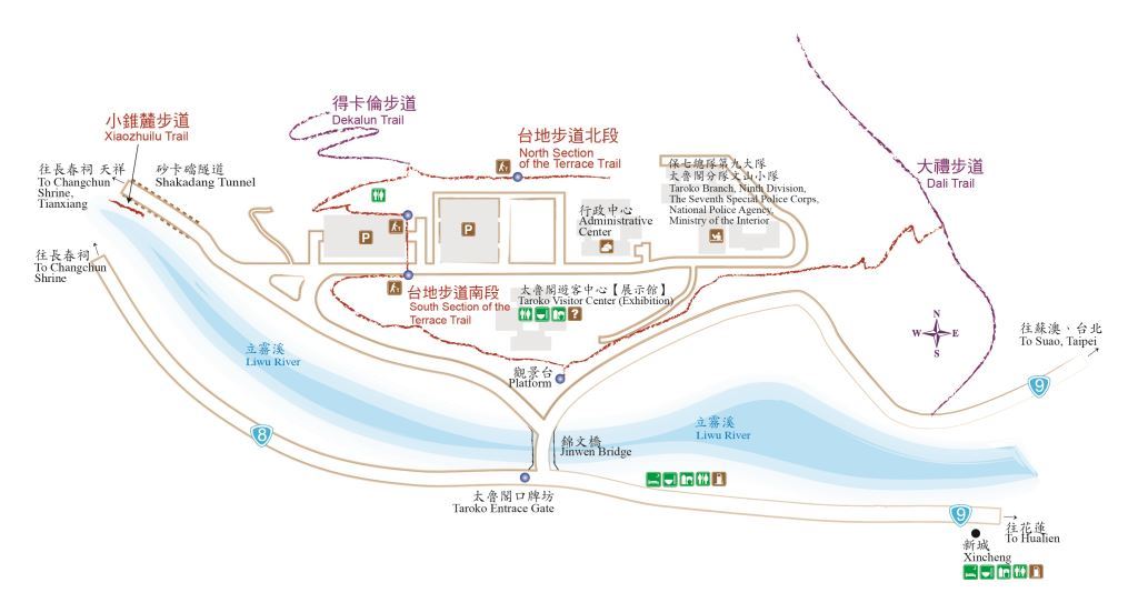 taroko map